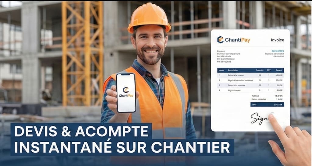 Gérez vos chantiers depuis votre poche